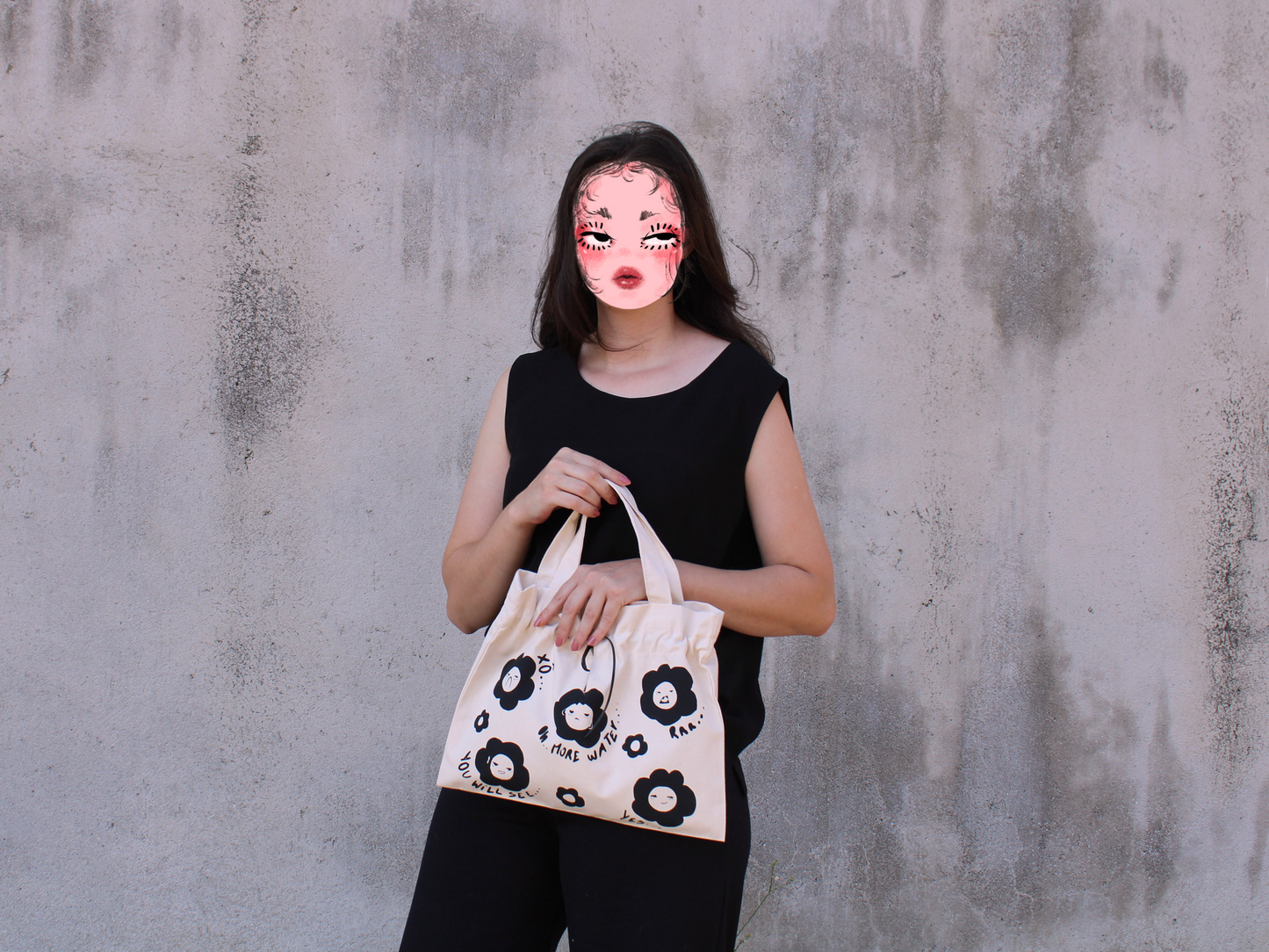 Moody Flowers in a Tote