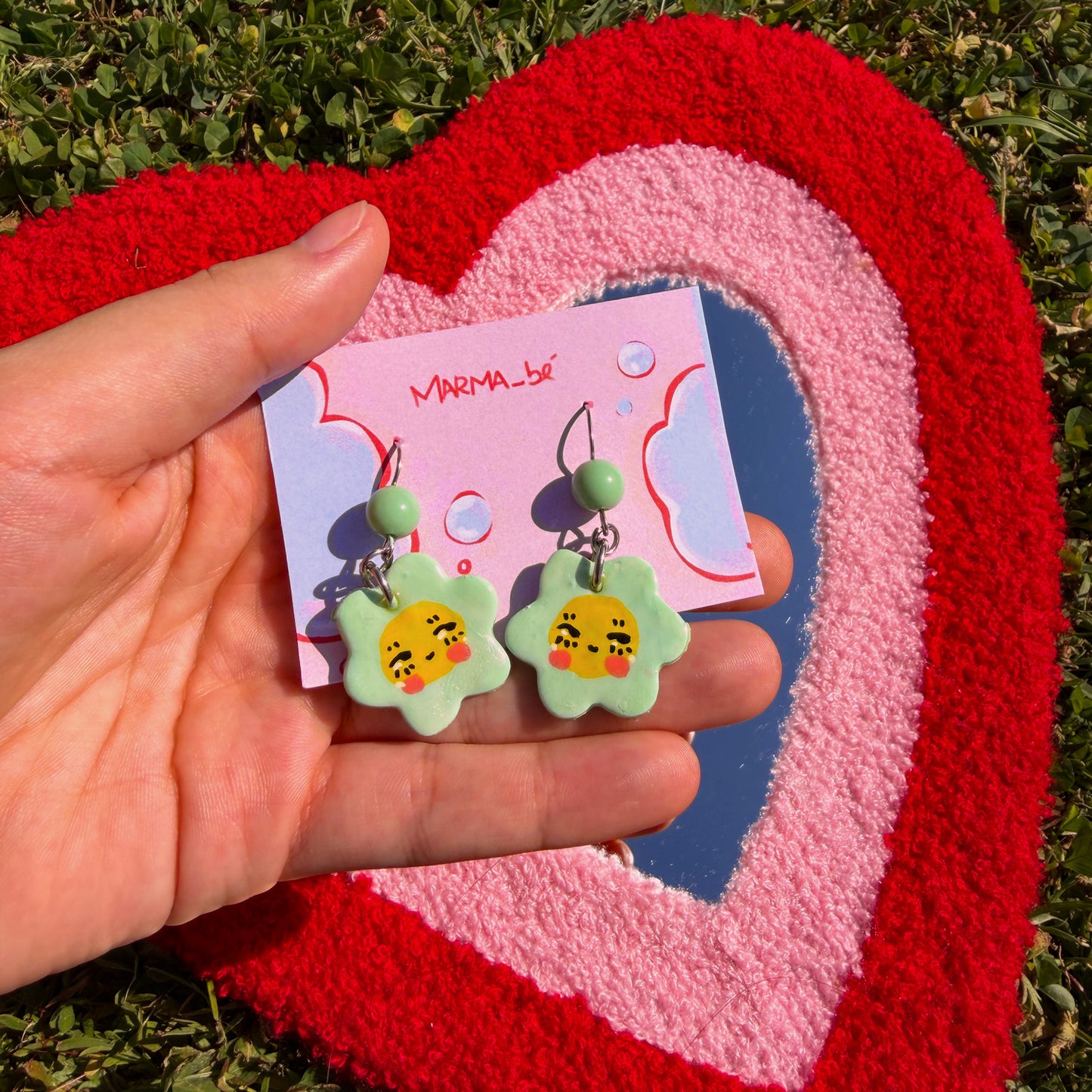 Handmade Flower Earrings