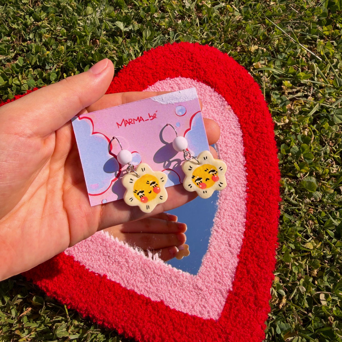 Handmade Flower Earrings