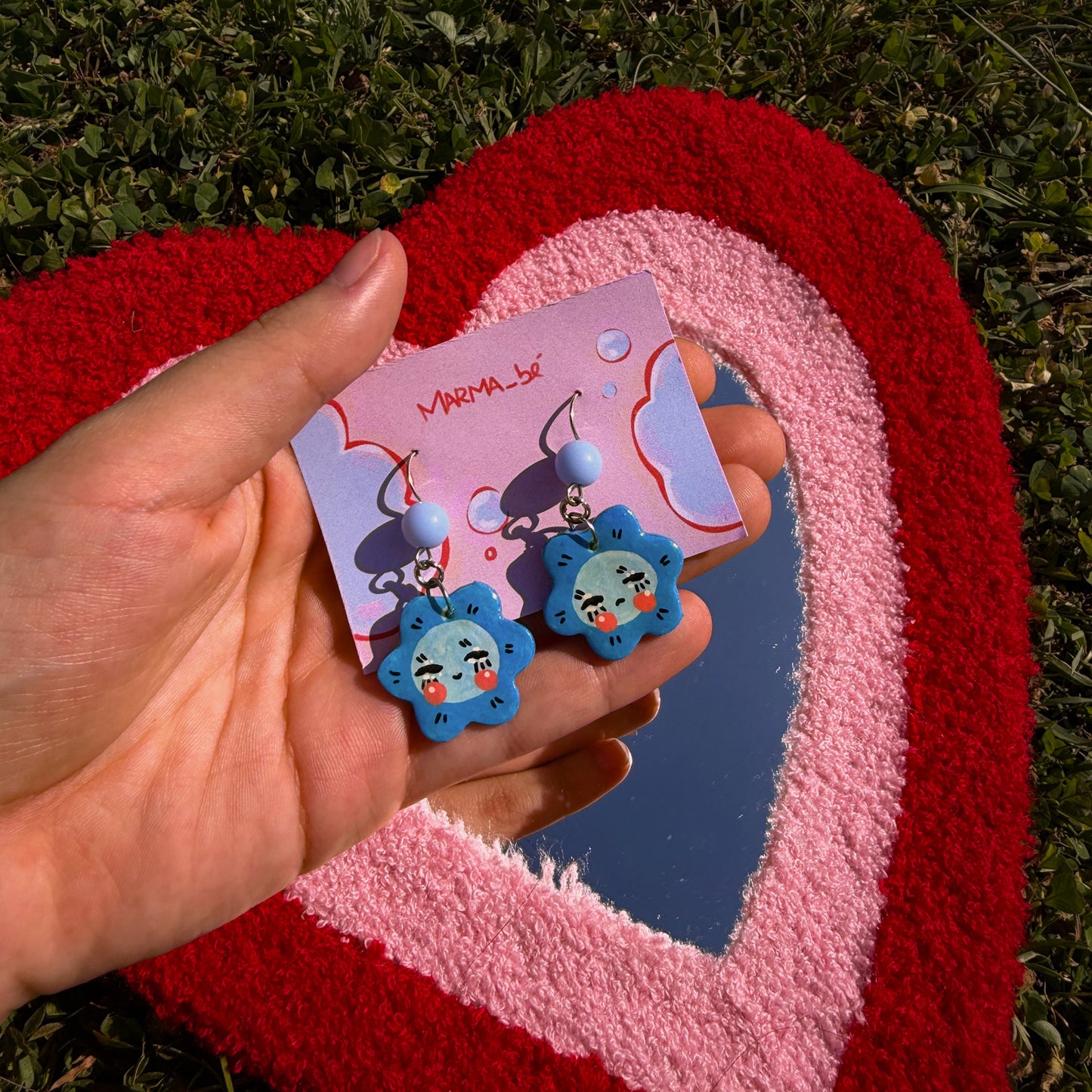 Handmade Flower Earrings