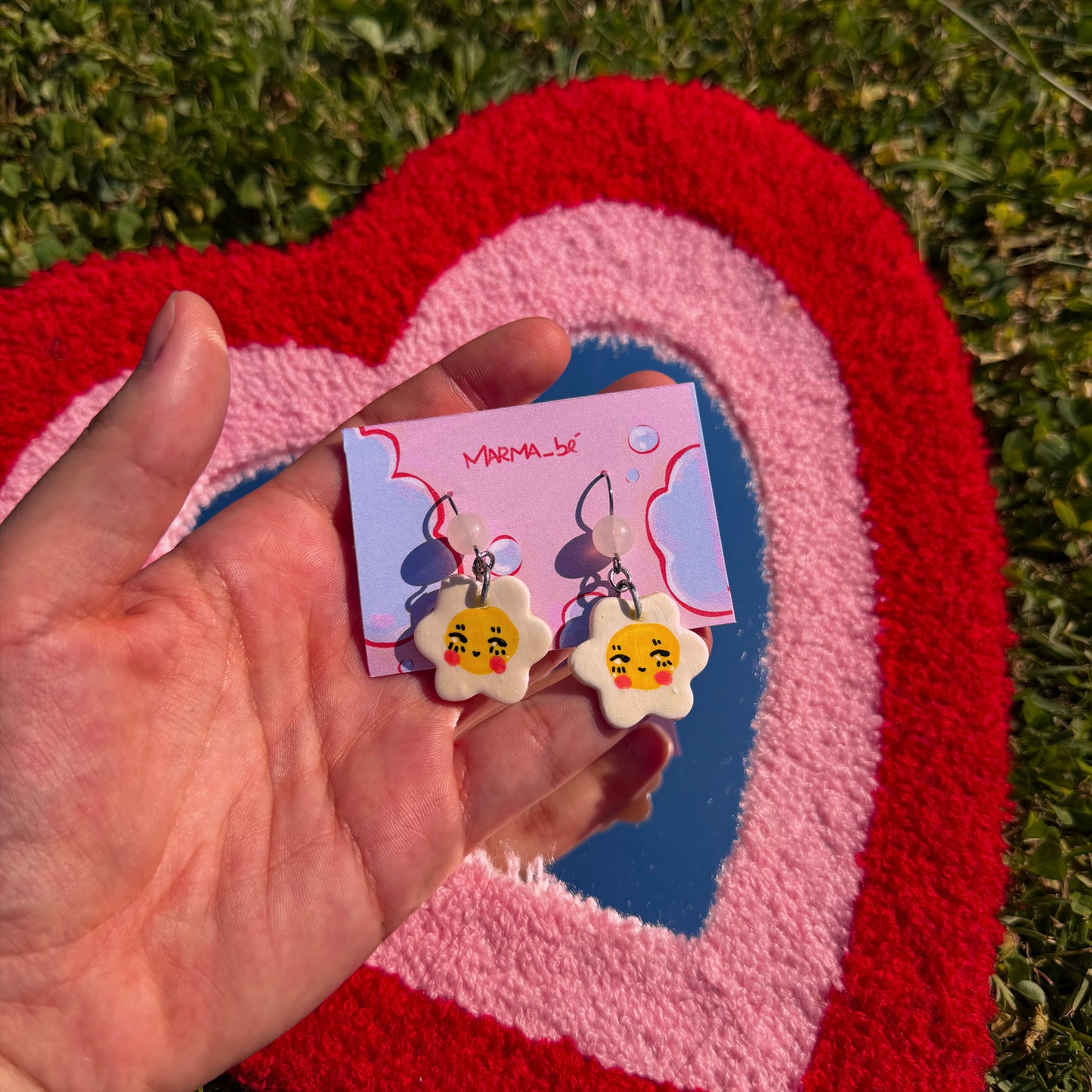 Handmade Flower Earrings