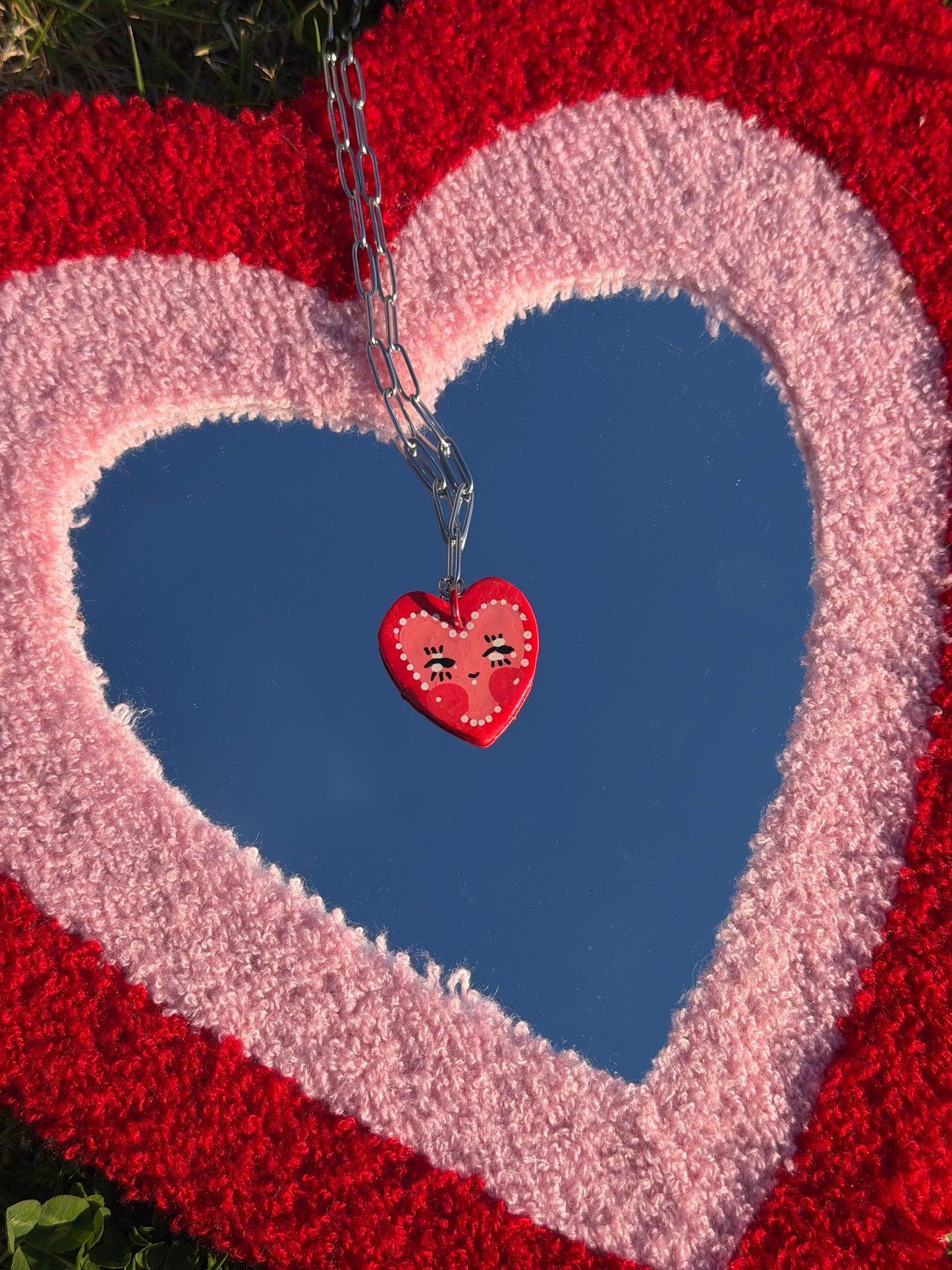 Necklaces Heart, Star and Flower - Handmade