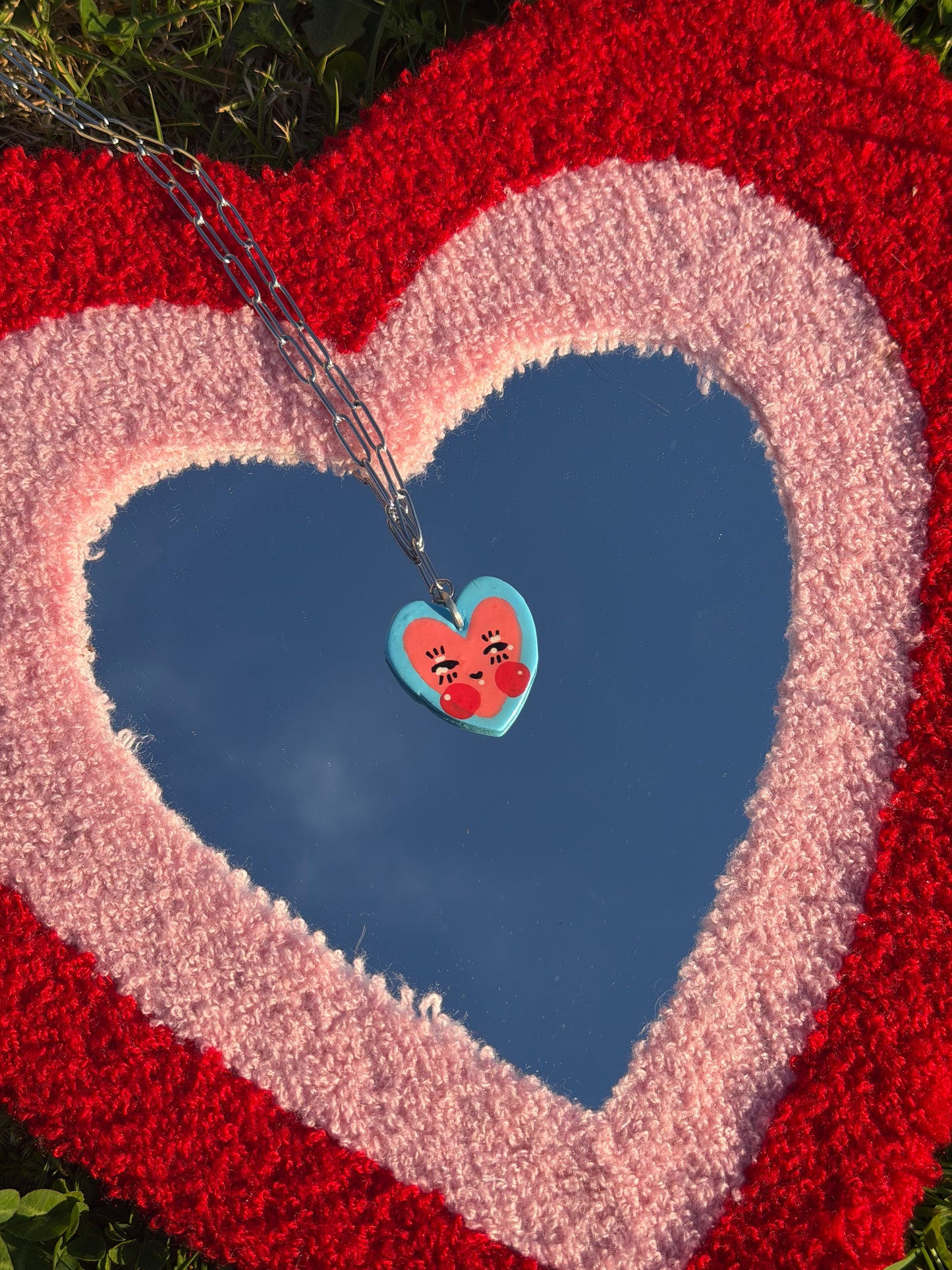 Necklaces Heart, Star and Flower - Handmade