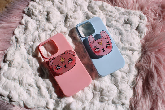 Bear and Bunny Pop Sockets
